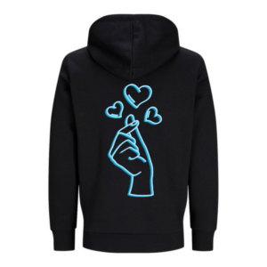 bio-hoodie-schwarz-motiv-k-pop-fingerherz-blau