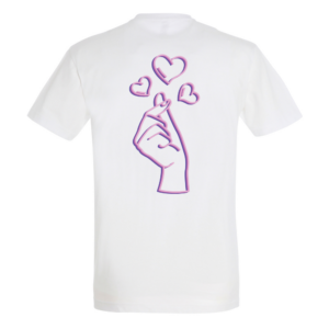 t-shirt-weiss-motiv-k-pop-fingerherz-pink